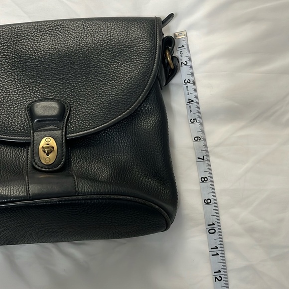 Vintage Coach Black Pebbled Leather Bucket Bag - Picture 7 of 16